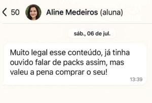 Depoimento de aluno 3