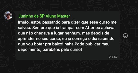 Depoimento de aluno 3