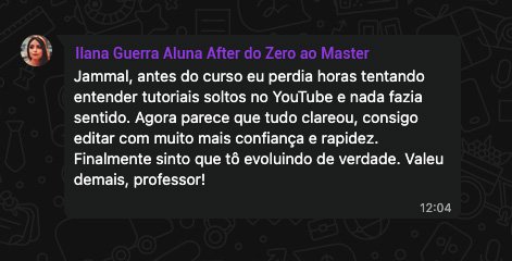 Depoimento de aluno 1