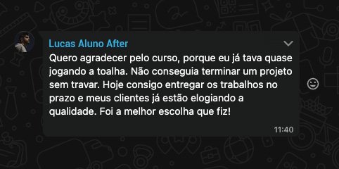 Depoimento de aluno 4